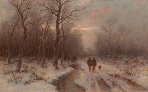 Зимний пейзаж с охотниками, Томассен Дезаер
