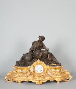 Каминные часы «Аллегория технического прогресса» (Франция), 1855–1860-е, Часовая фирма "Братья Жапи и К"