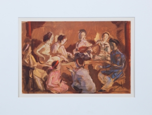 Концерт в Хюэ. Аннам. Из альбома «Dessins et peintures D'Asie» (стр.48), <br />
<b>Notice</b>:  Undefined index:  authorlastname in <b>/home/dialog-g/dialog-g.ru/docs/_modules/authors/site/tmpl/oneauthor-list.html</b> on line <b>4</b><br />
