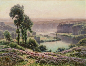 Летний пейзаж с рекой, Дидье-Пуже Уильям