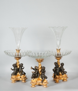 комплект ваз «Тритоны» в стилистике Людовика XIV, 